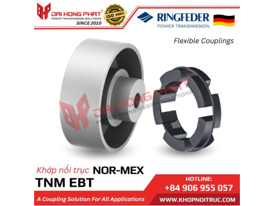 Ringfeder Elastomer Jaw Couplings Nor-Mex EBT (TNM EBT)