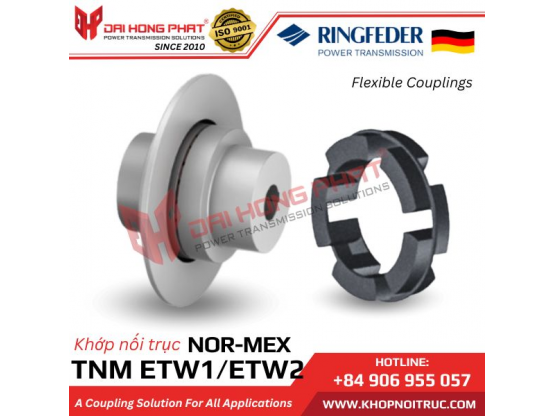 Ringfeder Elastomer Jaw Couplings Nor-Mex ETW