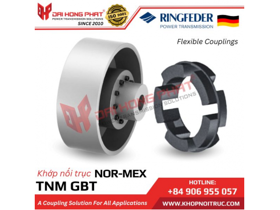 KHỚP NỐI TRỤC RINGFEDER TNM NOR-MEX GBT - JAW COUPLINGS