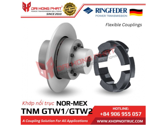 Ringfeder Elastomer Jaw Couplings Nor-Mex  GTW