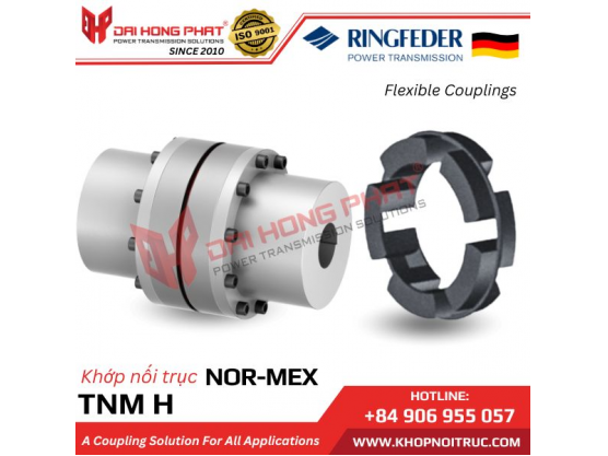 Flexible Ringfeder shaft coupling Nor-Mex H (TNM H) use for…