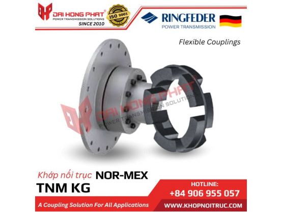 KHỚP NỐI TRỤC RINGFEDER TNM NOR-MEX KG - JAW COUPLINGS