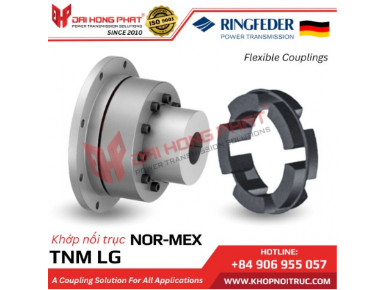 KHỚP NỐI TRỤC RINGFEDER TNM NOR-MEX LG - JAW COUPLINGS