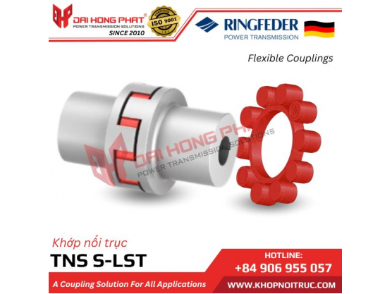 Flexible Jaw couplings Ringfeder TNS S-LSt