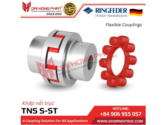 KHỚP NỐI TRỤC RINGFEDER TNS S-ST – JAW COUPLINGS