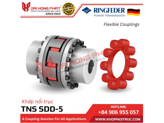 KHỚP NỐI TRỤC RINGFEDER TNS SDD-5  – JAW COUPLINGS