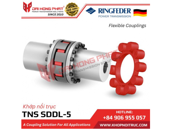 Ringfeder TNS SDDL-5 (REMOVABLE CLAW RINGS, LONG HUBS)