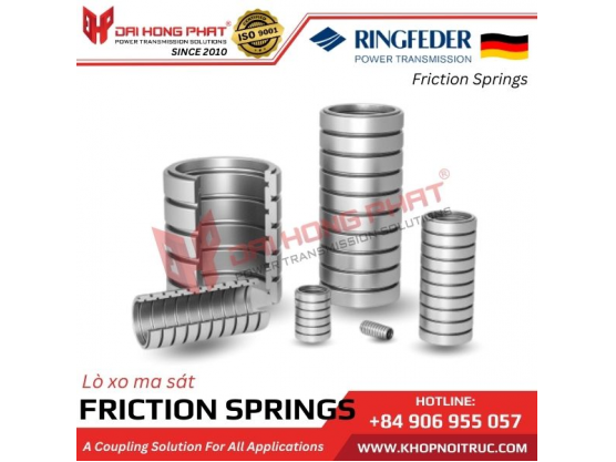 Vòng lò xo côn ma sát Friction Spring Ringfeder