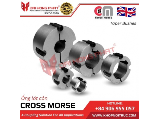 Pulley Taper Bushes Cross Morse